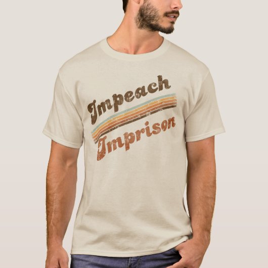 Men's Impeach | Imprison T-Shirt (Voorkant)
