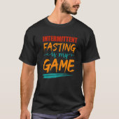 Mens Intermitters Fasting is My Game Nutritional H T-shirt (Voorkant)