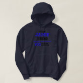 Mens It's A Jamie Thing You Wouldn't Understand Hoodie (Design voorkant)