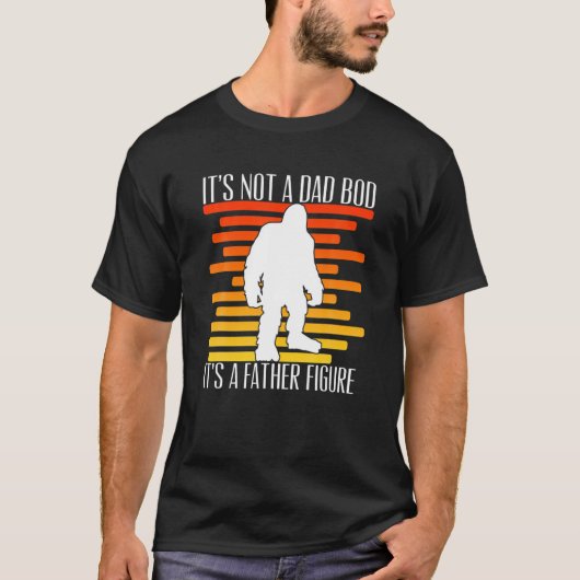 Mens It's Not A Dad Bod It's A Father Funny T-shirt (Voorkant)
