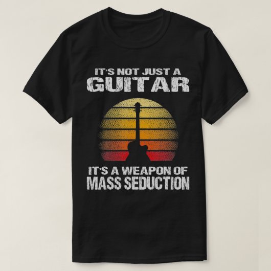 Mens Its Not Just A Guitar Funny Guitarist T-shirt (Design voorkant)