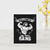 Mens Jesus Bodybuilding T Shirt - Funny Jesus Weig Kaart (Gele Bloem)