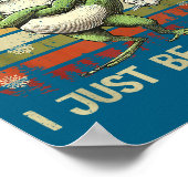 mens Just Farting I Frog Sometimes Poster (Hoek)