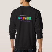 Men's Just Vibin' Media Artist Sweatshirt (Achterkant)