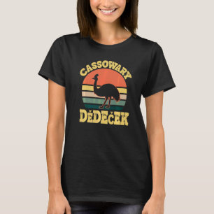 Mens Kasuaris Dedecek Schattige Kasuaris Feestje T T-shirt