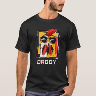 Mens Kip Daddy Haan Met Zonnebril Boer T-shirt