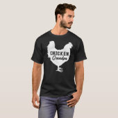 Mens Kip Vogel Beste Kip Opa Vaderdag T-shirt (Voorkant volledig)