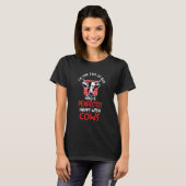 Mens Koe T-shirt (Voorkant volledig)