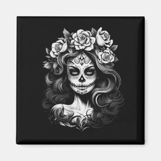 Mens La Catrina Dag Van Overheidsbureau Magneet