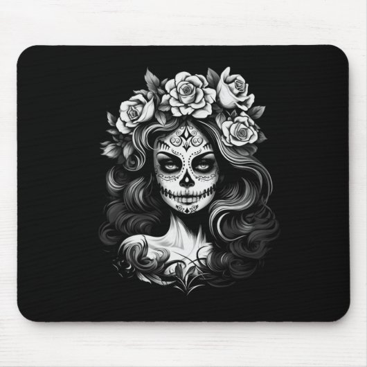 Mens La Catrina Dag Van Overheidsbureau Muismat (Voorkant)