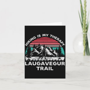 Mens laugavegur trail hiking is therapie buiten kaart