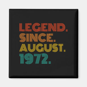 Mens Legende Sinds Augustus 1972 Geboren In August Magneet