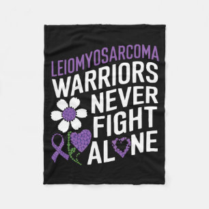 Mens Leiomyosarcoma Kanker Bewustzijns Lint Vecht Fleece Deken
