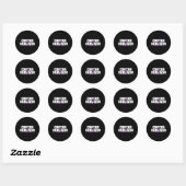 Mens Leiomyosarcoma Kanker Overlevende Strijder Ronde Sticker (Vel)
