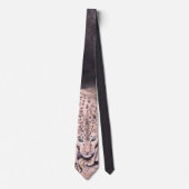 Men's Leopard Neck Tie Stropdas (Voorkant)