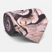 Men's Leopard Neck Tie Stropdas (Opgerold)