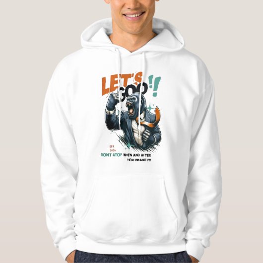 MEN'S LET'S GOO LESSONS LEARN PULLOVER HOODIE (Voorkant)