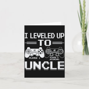 Mens Leveled Up Naar Oom Niveau Ontgrendeld Geprom Kaart