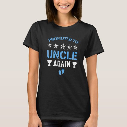Mens Leveling Up To Uncle Again Promoted To Uncle T-shirt (Voorkant)