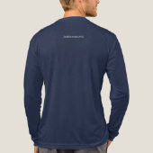 Mens Long Sleeve Triblend Tri-Blend Shirt (Achterkant volledig)