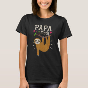 Mens Luiaard Grafische Humor Dierentuin Dier P T-shirt