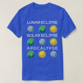 Mens Lunar Eclipse Solar Eclipse Apocalypse Scienc T-shirt (Design voorkant)
