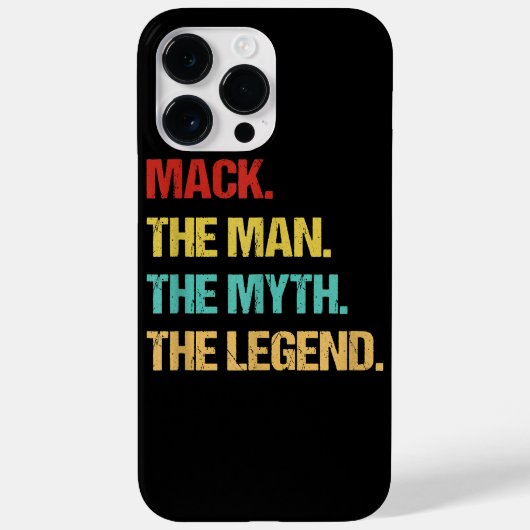 Mens Mack De Man De Mythe De Legende Case-Mate iPhone Case (Achterkant)