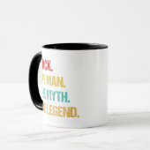 Mens Mack De Man De Mythe De Legende Mok (Voorkant links)