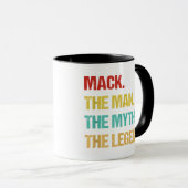 Mens Mack De Man De Mythe De Legende Mok (Voorkant rechts)