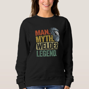 Mens Man Mythe Lasser Legende Metaalbewerker Vader Trui