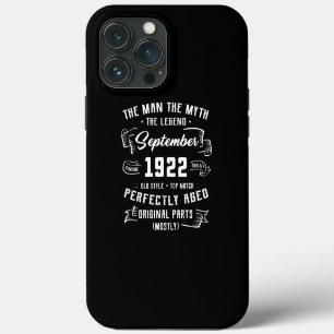Mens, Man, Mythe, Legende, september 1922 100ste iPhone 13 Pro Max Hoesje