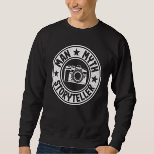 Mens Man Mythe Verteller Fotograaf Vader Mens P Trui