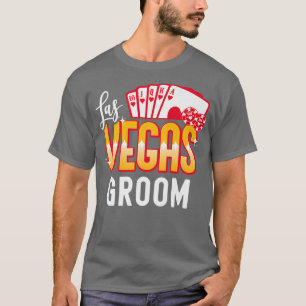 Mens Matching Las Vegas Wedding Bride and Groom Ve T-shirt
