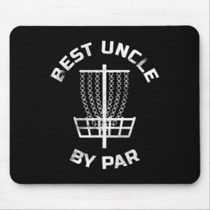 Mens Mens Disc Golf Cadeau Beste Oom Door Par Disc Muismat
