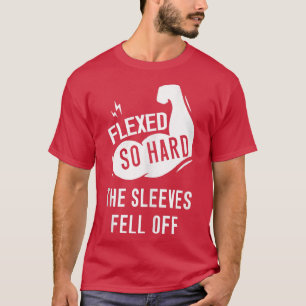 Mens Men's Fleso Hard The Sleeves Fell Off Funn T-shirt