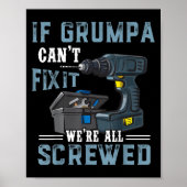 Mens Mens If Mpa Can't Fix It We're All Screwed Fa Poster (Voorkant)