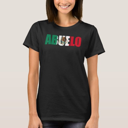 Mens Mexican Abuelo Mexico T-shirt (Voorkant)