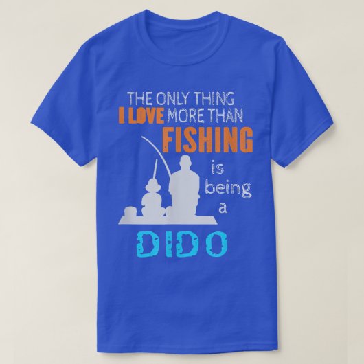Mens More Than Love Fishing Dido Ukraine Ukrainian T-shirt (Design voorkant)