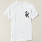 mens Motivational Watercolor Art", T-shirt (Design voorkant)