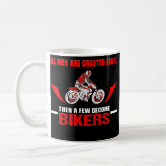 Mens Motorcycle Father Funny Biker Gang All Men Koffiemok