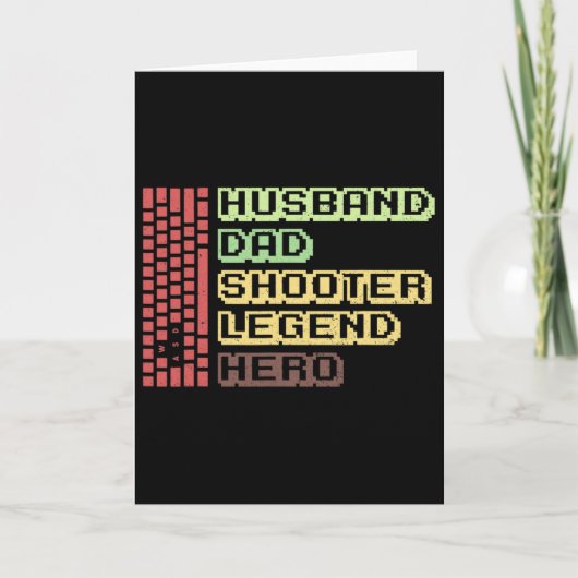 Mens Mouse Gamer Design For Your Computer Gaming H Kaart (Voorkant)