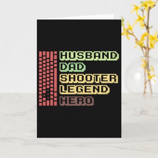 Mens Mouse Gamer Design For Your Computer Gaming H Kaart (Gele Bloem)