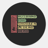 Mens Mouse Gamer Design For Your Computer Gaming H Ronde Sticker (Voorkant)