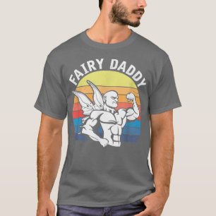 Mens Muscular Fairy Daddy Bodybuilding Fitness Fai T-shirt