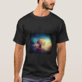 men's mystical child and planets t-shirt (Voorkant)