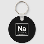 Mens na element narcotics anonymous recovery sober sleutelhanger (Voorkant)