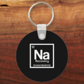 Mens na element narcotics anonymous recovery sober sleutelhanger (Voorkant)