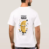 Mens? Nah Grappig Geel Alien Karakter Cadeau T-shirt (Achterkant)