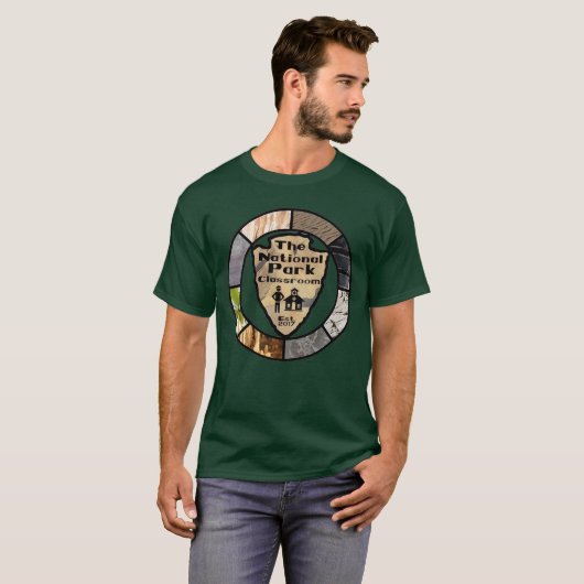 Men's National Park Classroom Tshirt (Voorkant volledig)