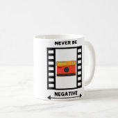 Mens Never Be Negative Photo Design For Men Who Lo Koffiemok (Voorkant rechts)